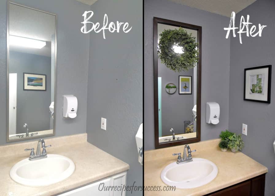 great ideas for a bathroom update | ways to spruce up your